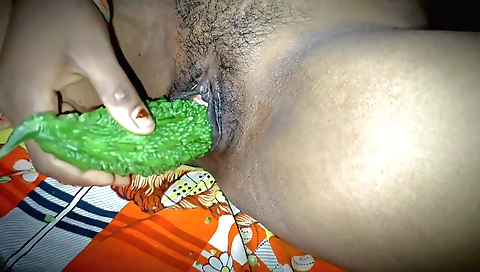 Amateur hairy blonde slut masturbating in pussy and getting pounded