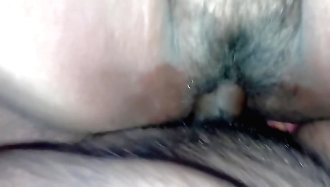 Indian chick giving a blowjob on her husband's cock