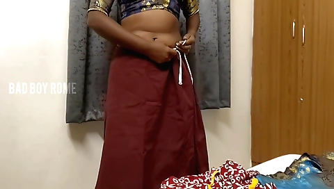 Girl naked in front of camera in amateur solo video